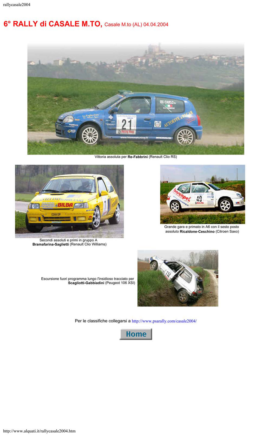 13 RALLY di CASALE M